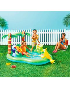 Forest Inflatable Play Center and Pool Slide