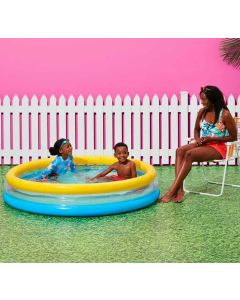 Yellow and Blue Kiddie Pool