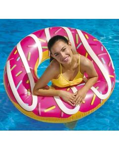 Pink Donut Swirl Pool Tube