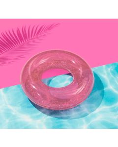 Pink Glitter Pool Tube